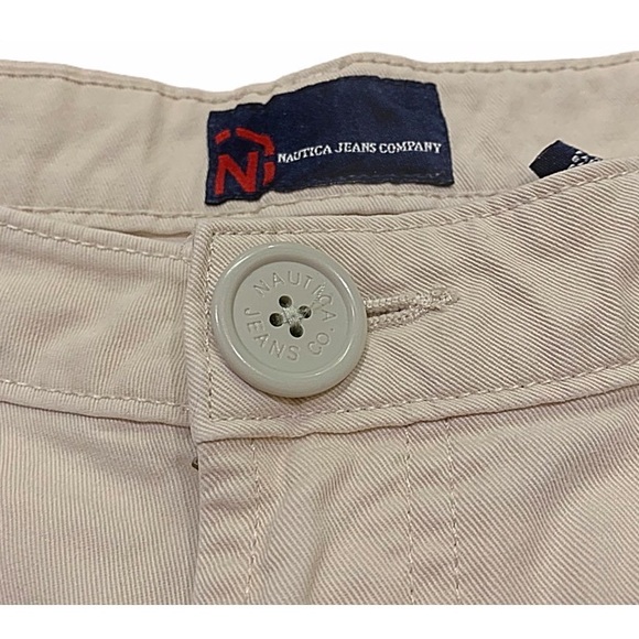 Nautica Shorts Khaki Mid-rise Neutral Color Shorts Size 6 - Picture 6 of 10